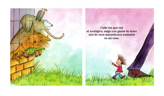 Un Zoológico en casa (Andricaín y Cuéllar, 2006). Versión impresa, consultada en biblioteca