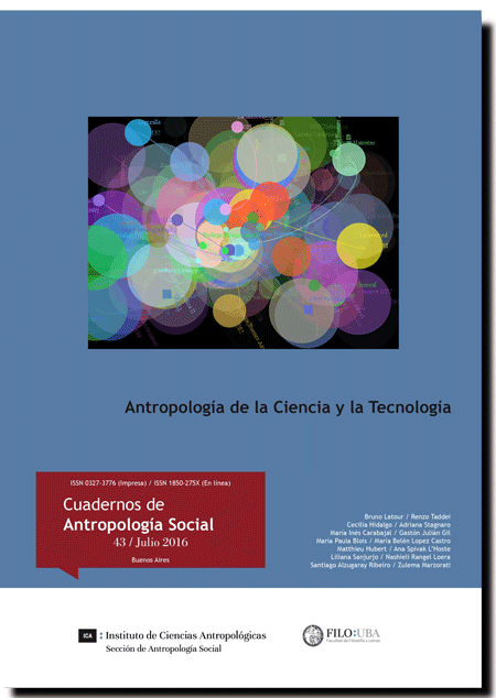 Antropología de la Ciencia y la Tecnología
